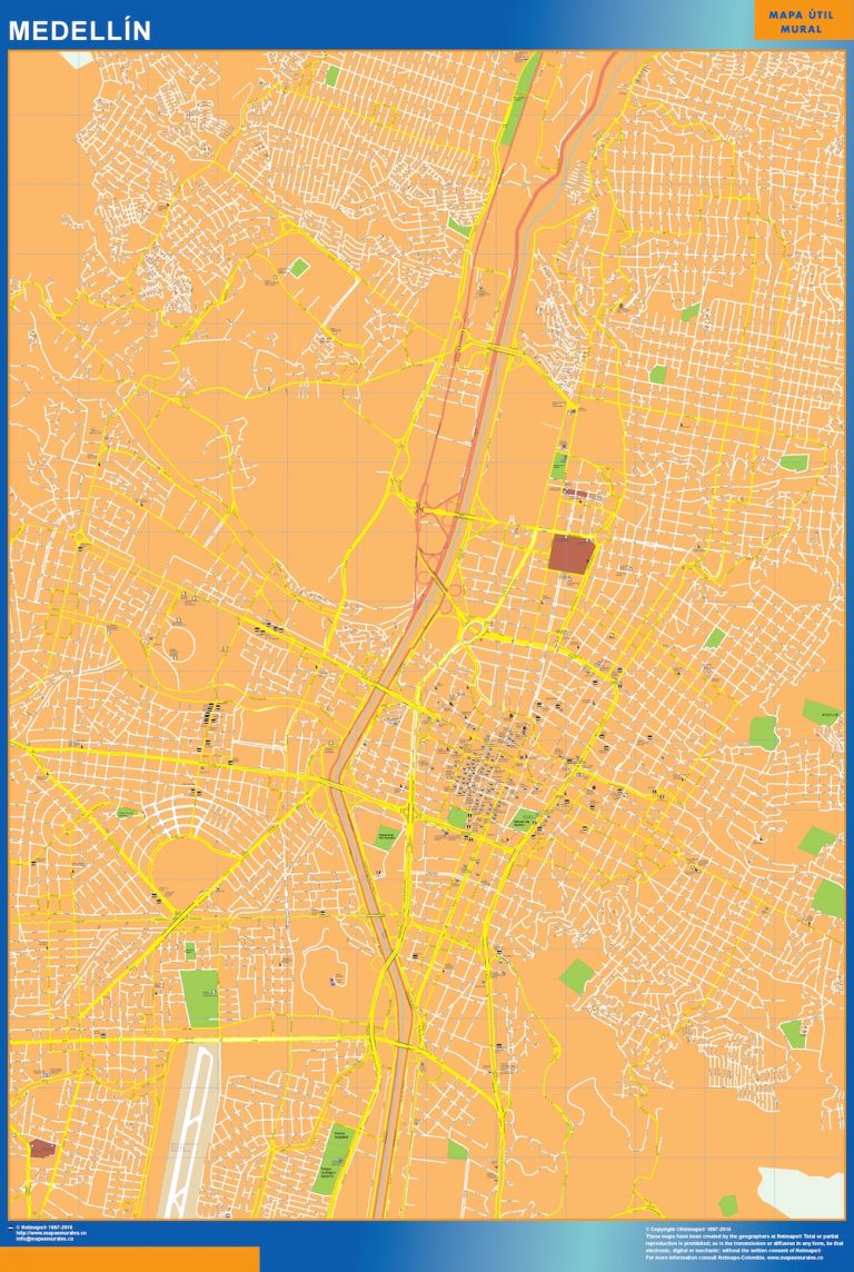 Mapa De Manizales En Colombia Grande Mapas Grandes De Pared De España