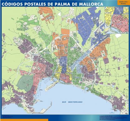 Palma de Mallorca códigos postales