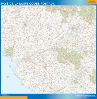 Región Pays de la Loire codigos postales