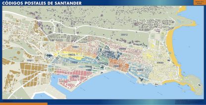 Santander códigos postales